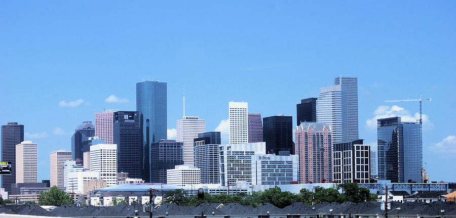 Houston Skyline Photograph by Aaron Kovach