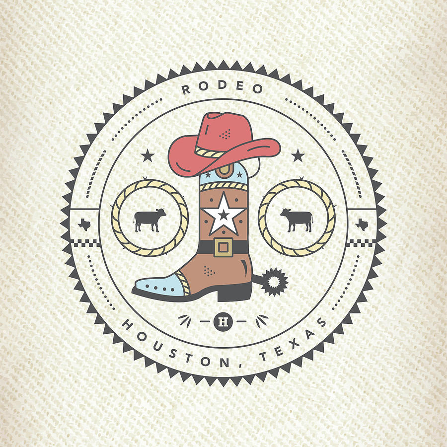 Houston Digital Art - Houston Texas Rodeo by Melissa Maxwell