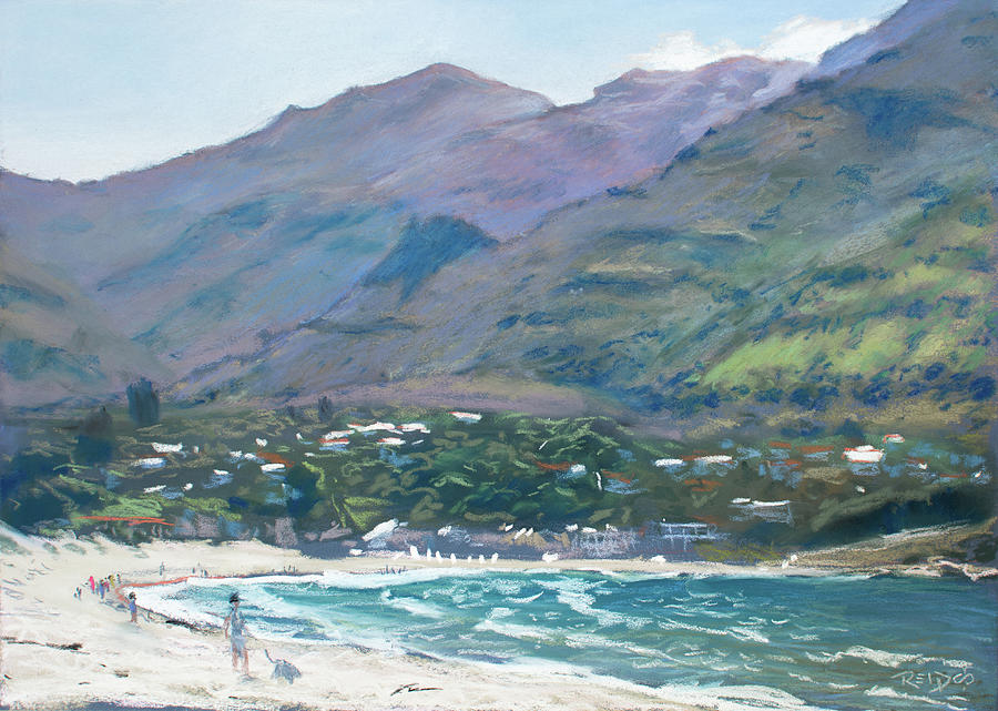 Hout Bay Beach Pastel by Christopher Reid