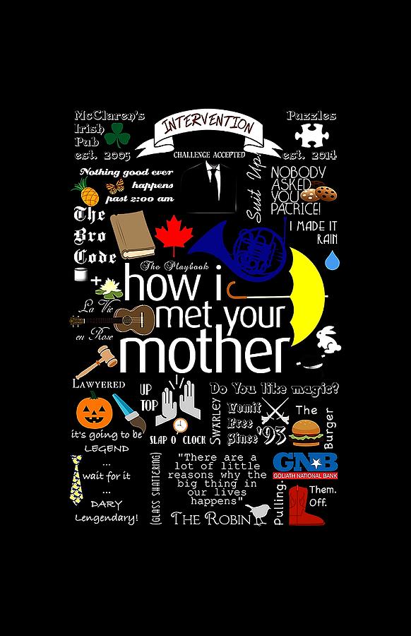 How I Meet Your Mother Digital Art By Luckyana Indri