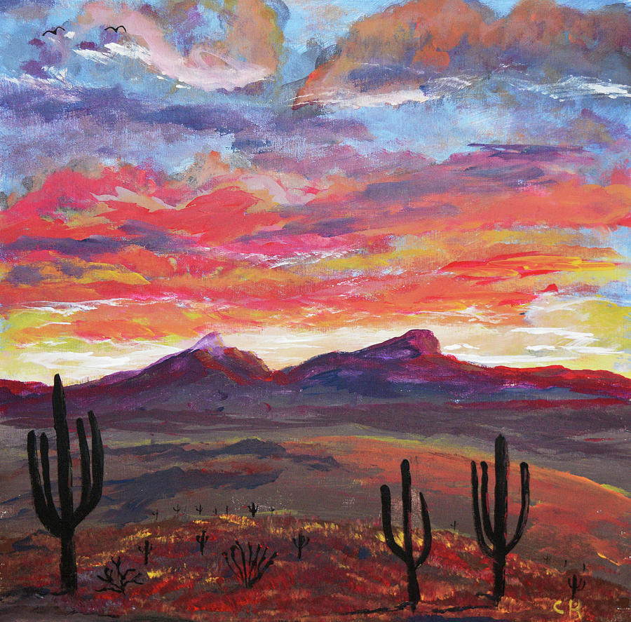 How I see Arizona Painting by Chance Kafka