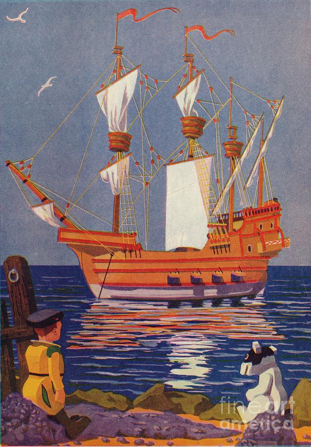 How John Trusty Sailed The Seas, 1937 Drawing by Print Collector