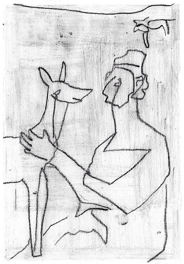How the Camel Got His Hump Digital and Drawings d21-3 Drawing by Edgeworth Johnstone