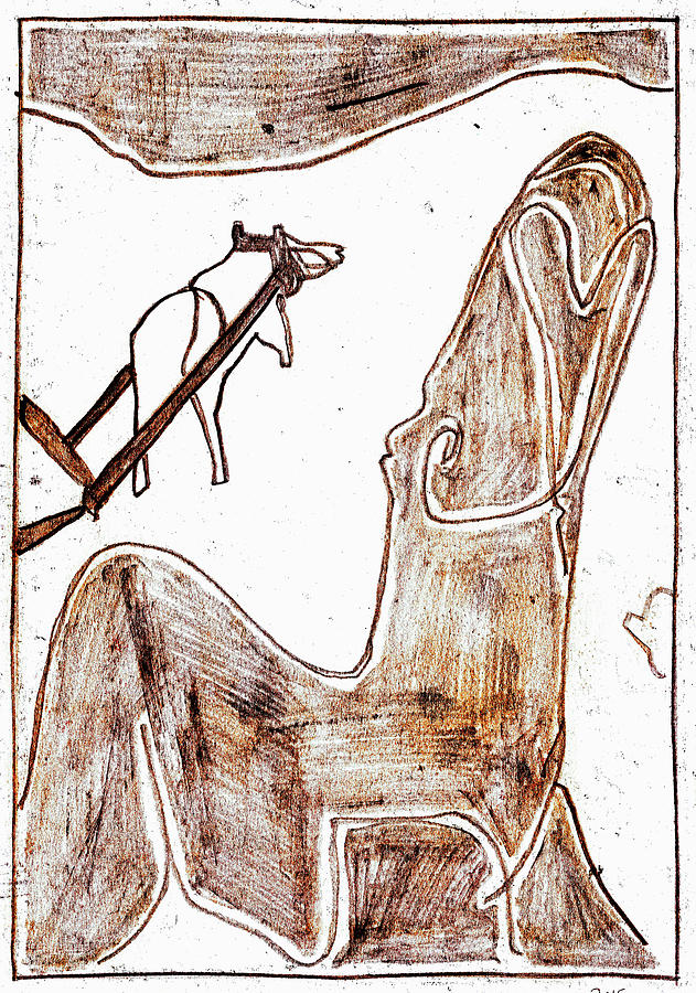 How the Camel Got His Hump Digital and Drawings d27-1 Drawing by Edgeworth Johnstone