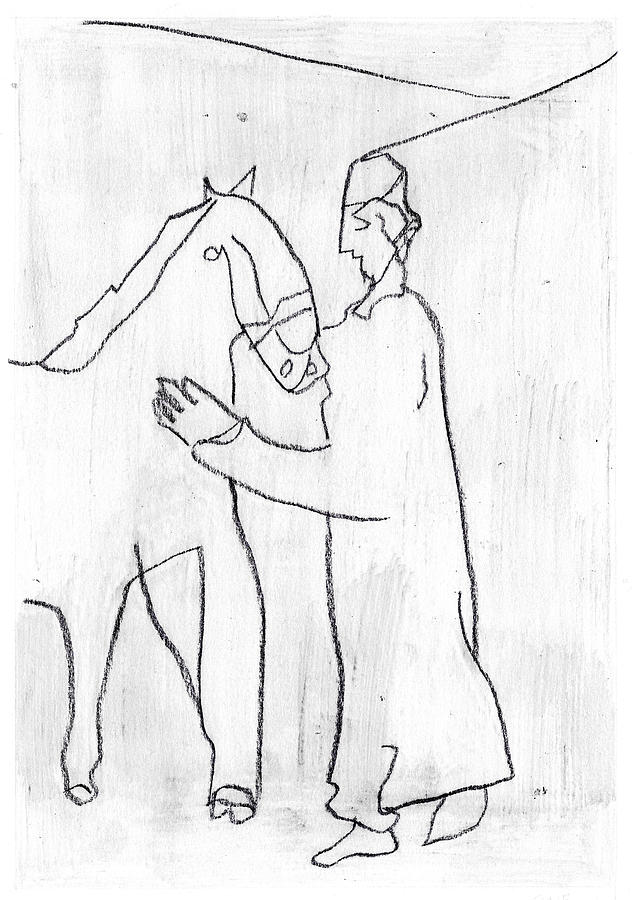 How the Camel Got His Hump Digital and Drawings d3-3 Drawing by Edgeworth Johnstone