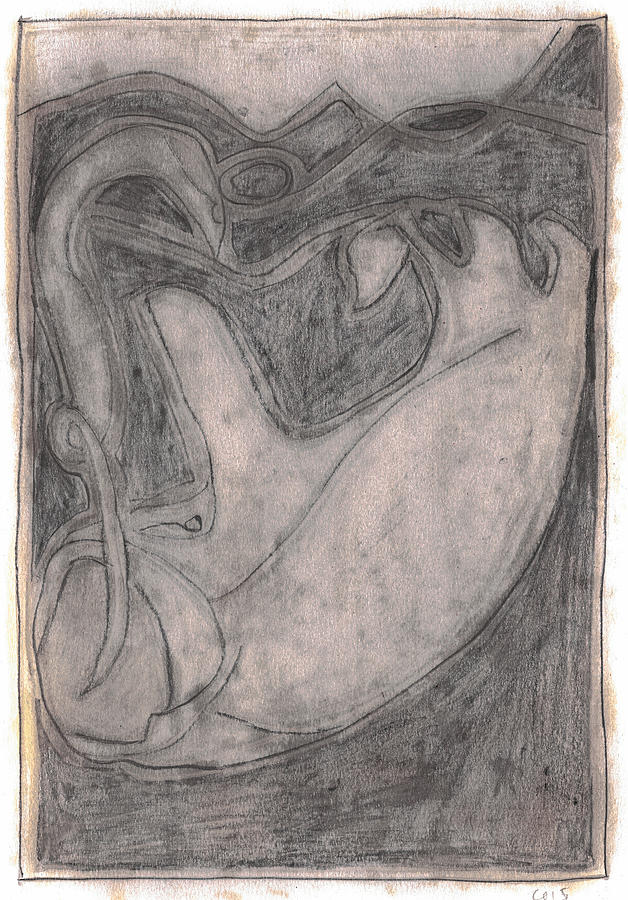 How the Whale Got His Throat 10-1 Drawing by Edgeworth Johnstone