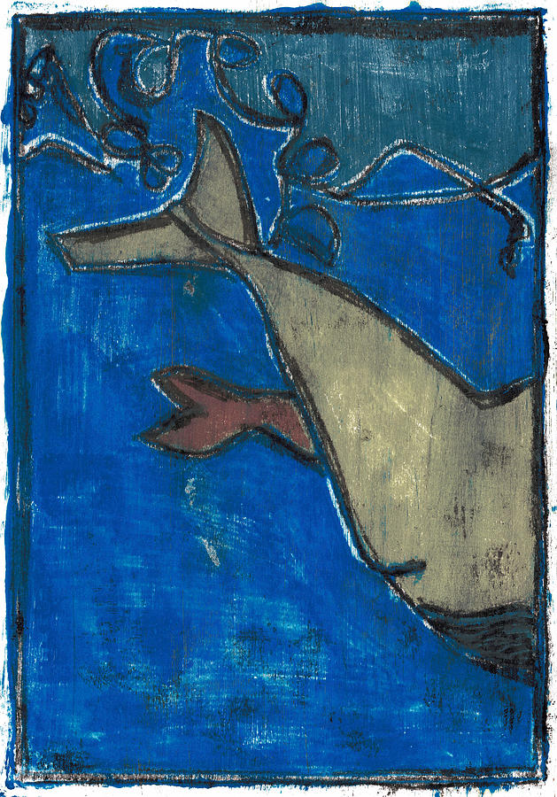 How the Whale Got His Throat Oil 14 Painting by Edgeworth Johnstone