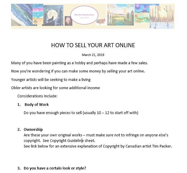 How To Sell Online-pt1 by Monika Shepherdson How To Sell Online-pt1 by Monika Shepherdson