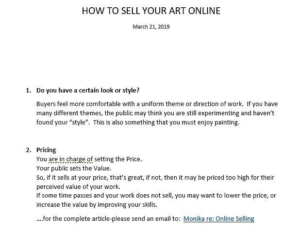 How To Sell Online-pt2 by Monika Shepherdson How To Sell Online-pt2 by Monika Shepherdson