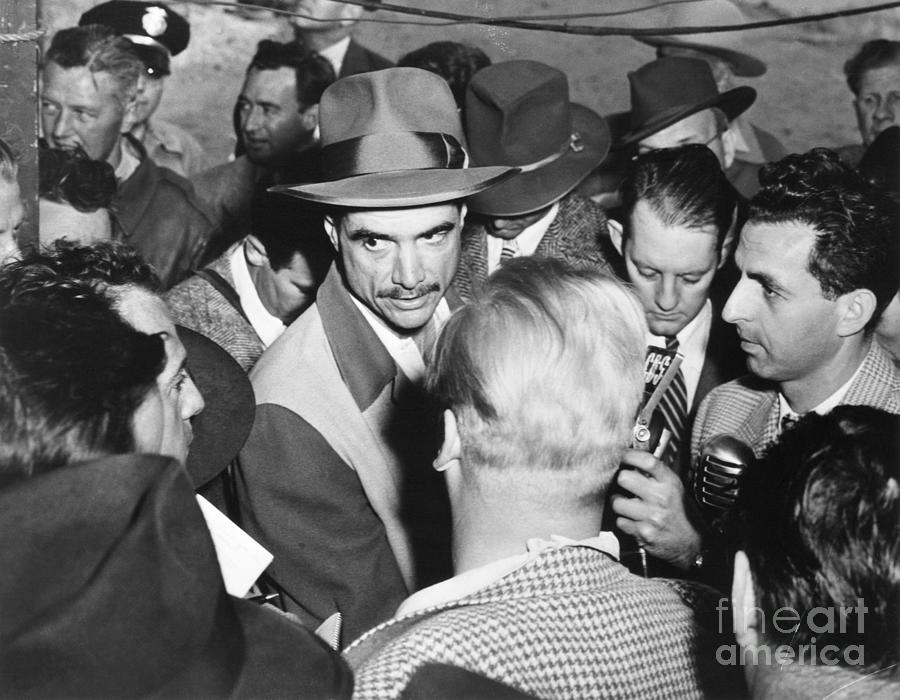 Howard Hughes Being Surrounded Photograph by Bettmann