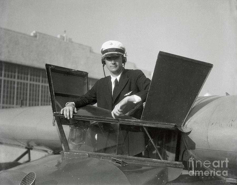 Howard Hughes In Pilot Uniform Photograph by Bettmann