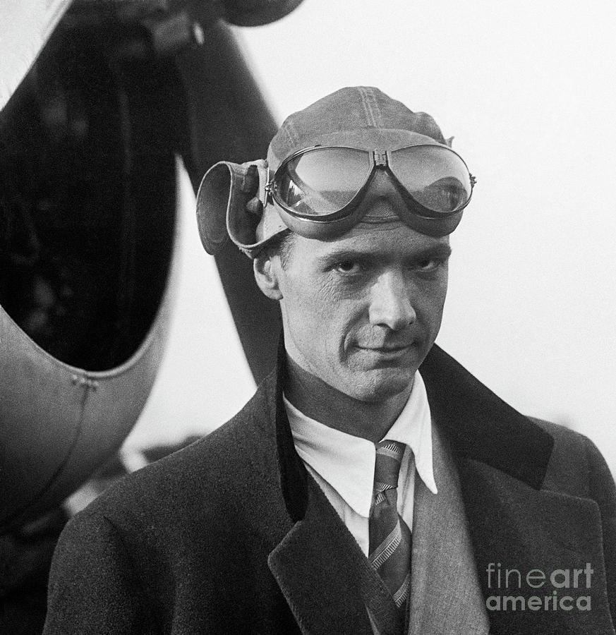 Howard Hughes Standing In Front Photograph by Bettmann