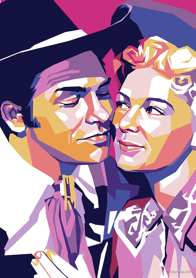 Howard Digital Art - Howard Keel And Betty Hutton by Stars on Art Howard Digital Art - Howard Keel And Betty Hutton by Stars on Art