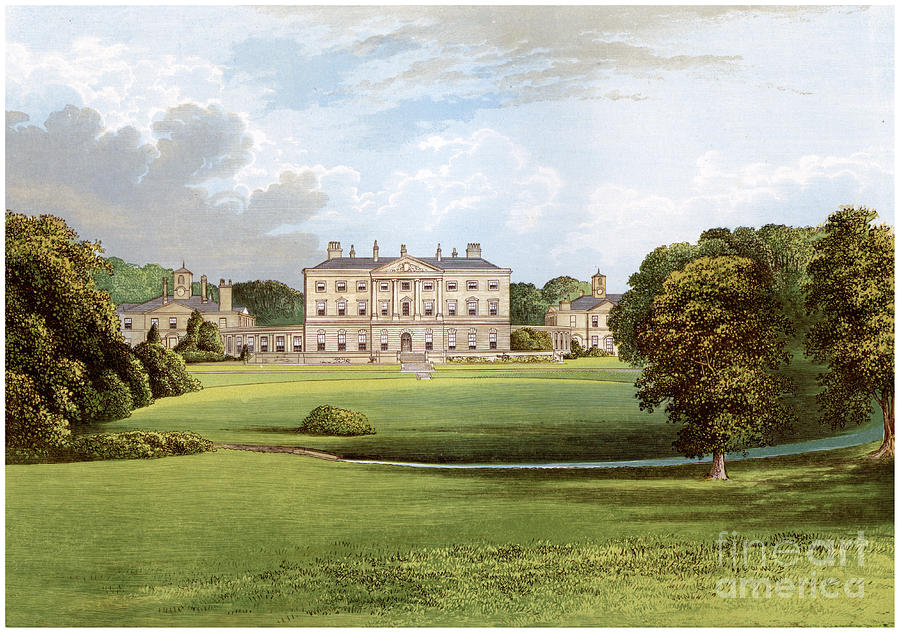 Howick Hall, Northumberland, Home Drawing by Print Collector