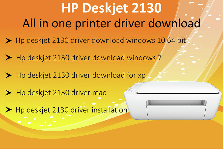 hp deskjet 2130 scanner driver free download