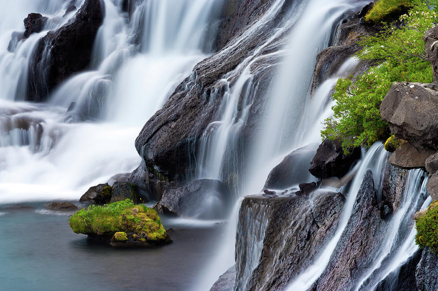 Hraunfossar Waterfalls, Iceland Photograph by Daitozen