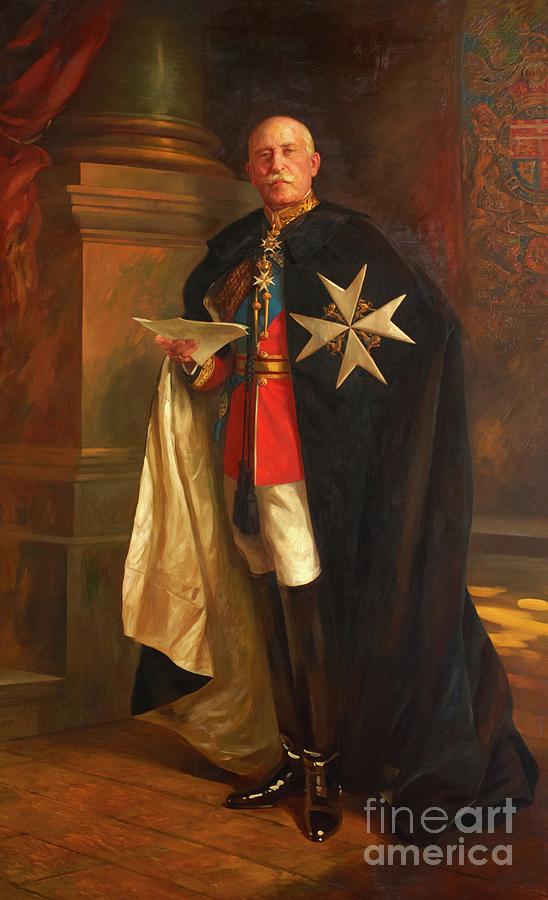 Portrait Painting - Hrh The Duke Of Connaught, 1926 by Edward Caruana Dingli