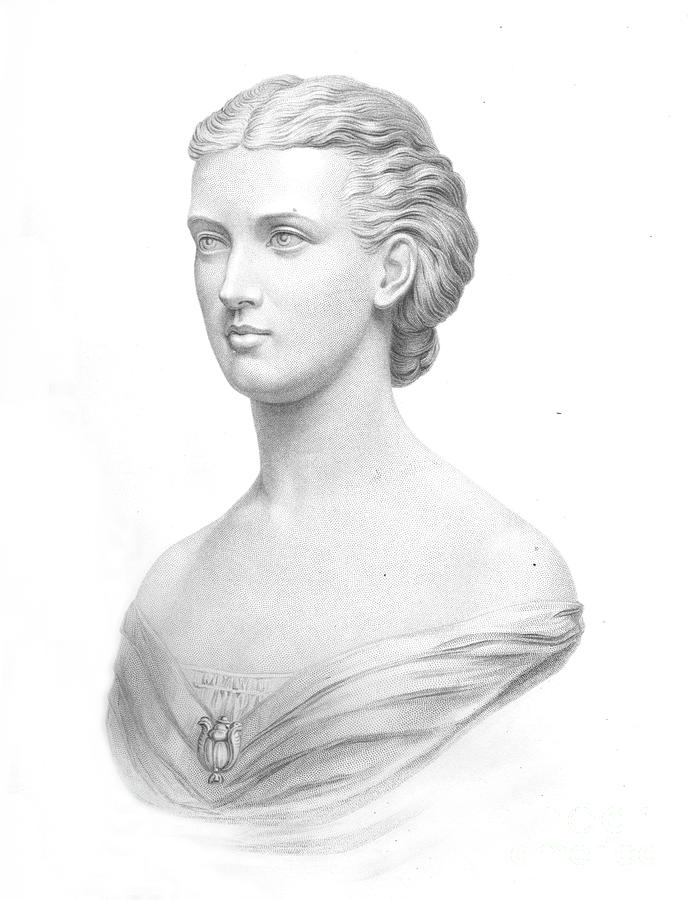 H.r.h. The Princess Of Wales, 1859 Drawing by Print Collector