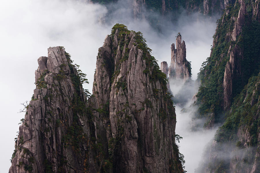 Huang Shan, Which Means Yellow Photograph by Mint Images - Art Wolfe ...
