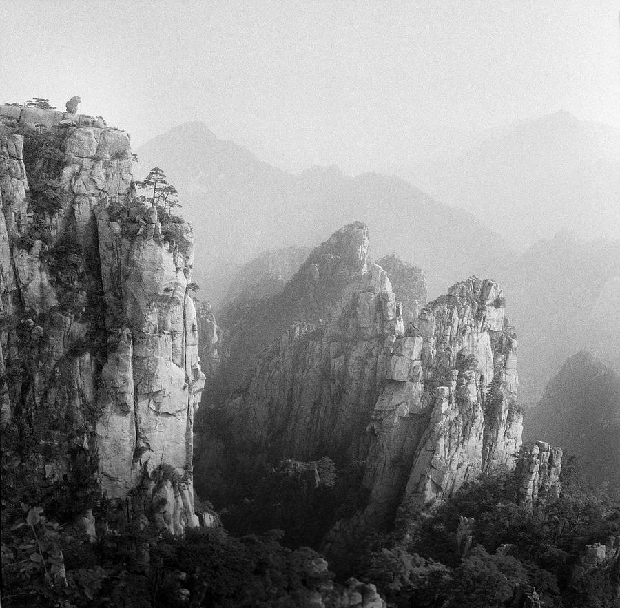 Nature Photograph - Huangshan Peaks by Vincent Boreux Photography