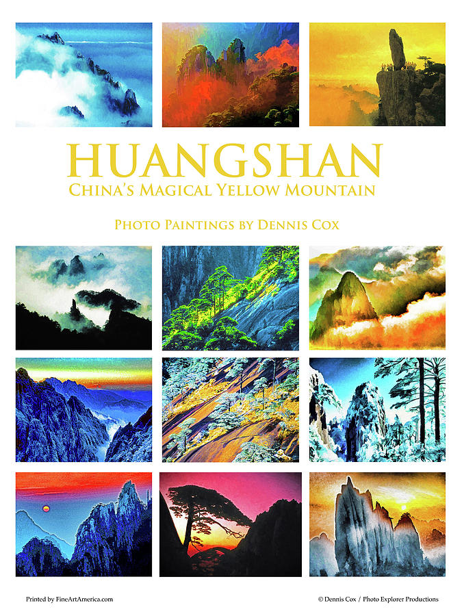 Huangshan Travel Poster Photograph by Dennis Cox