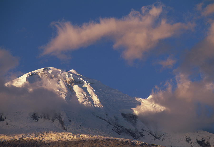 Huascaran 6798 Metres  Perus Highest Photograph by Nhpa