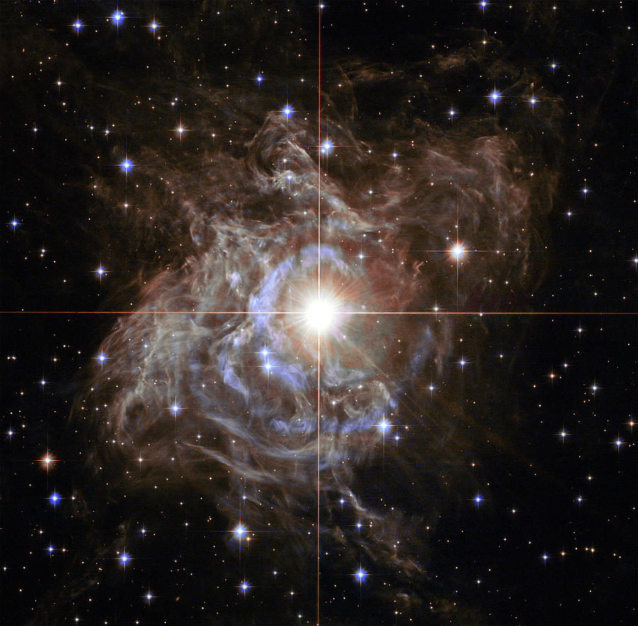 Hubble image of variable star RS Puppis Photograph by Samuel Epperly ...