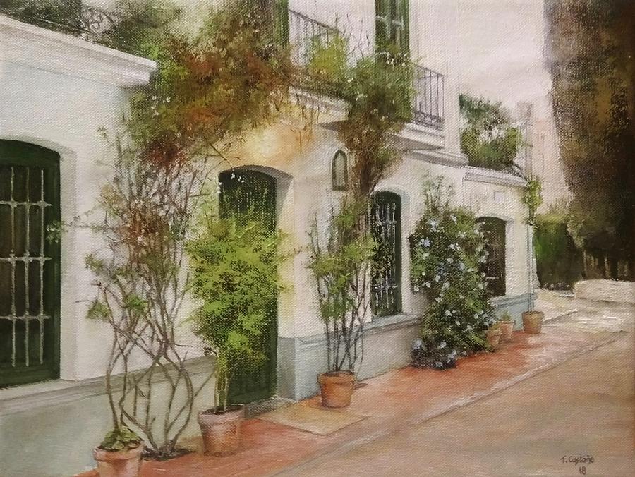 Granada Painting - Huerta de San Vicente-Granada by Tomas Castano