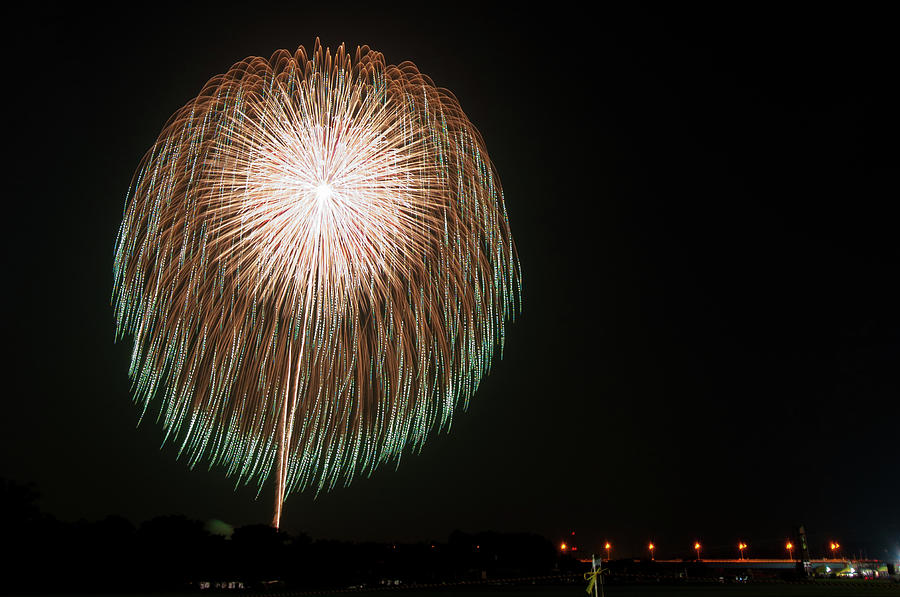 Huge Fireworks Photograph by Noriakimasumoto