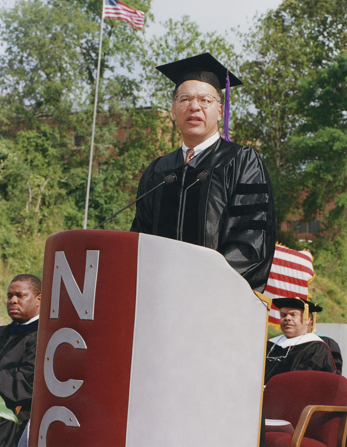 Hugh Price Giving Speech Photograph by North Carolina Central University