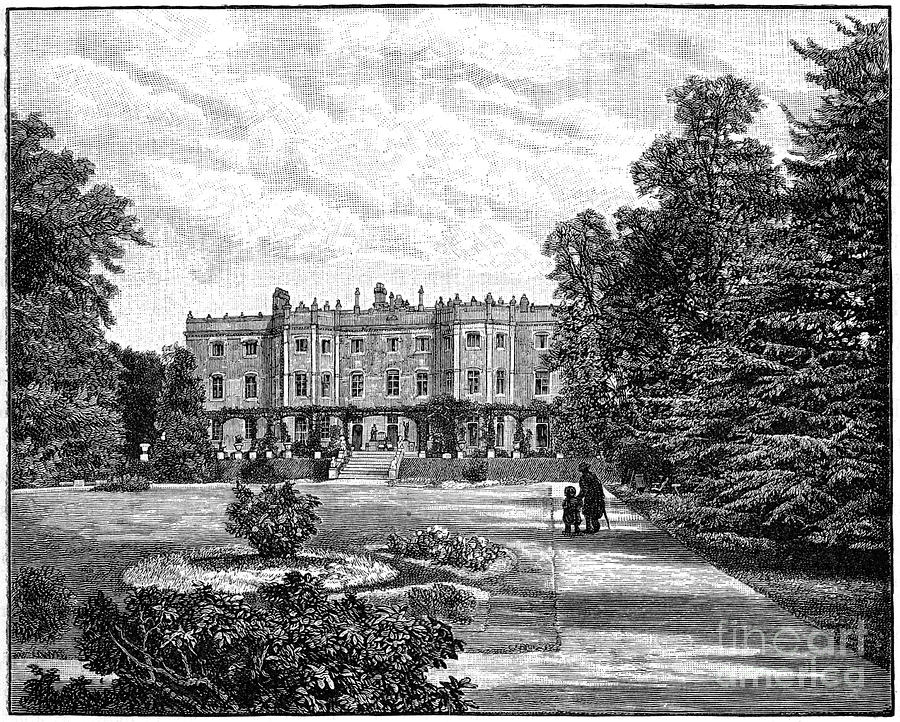 Hughenden Manor, Buckinghamshire, 1900 Drawing by Print Collector