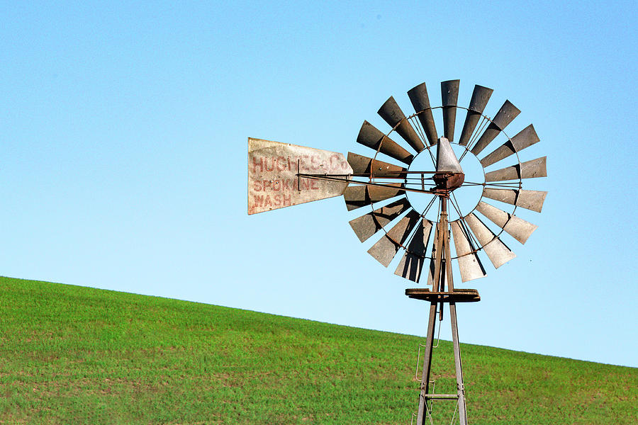Hughes Co. Windmill Photograph by Todd Klassy