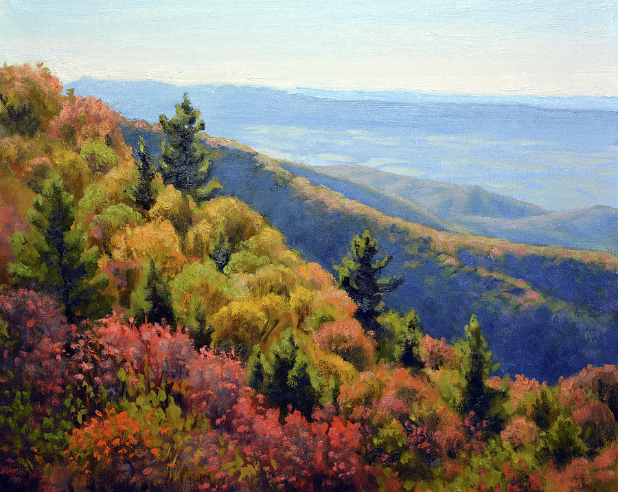 Hughes River Overlook Painting by Armand Cabrera