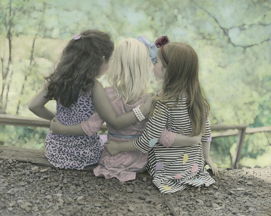 Kids Photograph - Hugs by Gail Goodwin