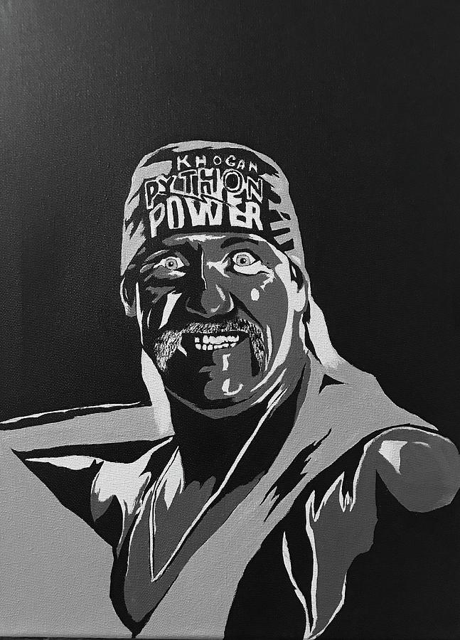 Hulk Hogan Painting by Willy Proctor