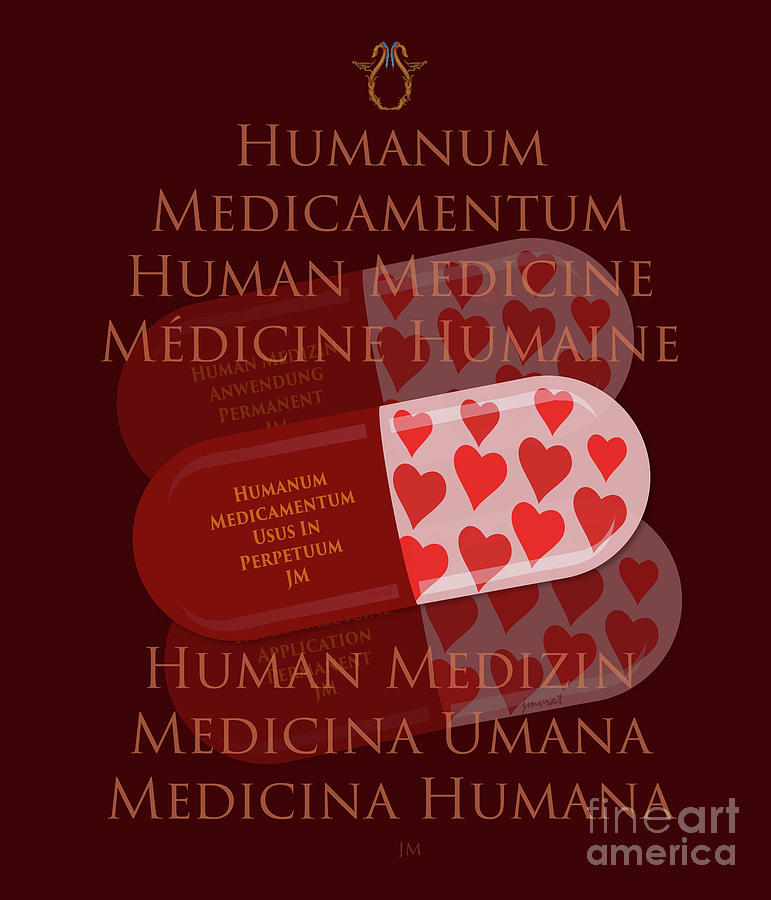 Human Medicine JM1 Painting by Johannes Murat