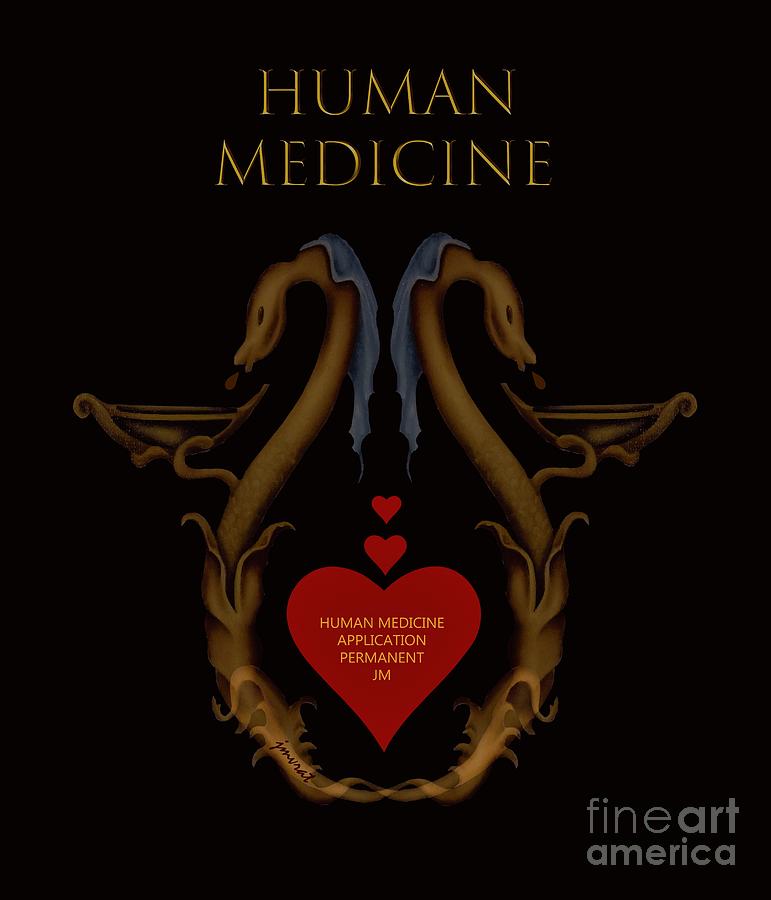 Human Medicine Painting by Johannes Murat