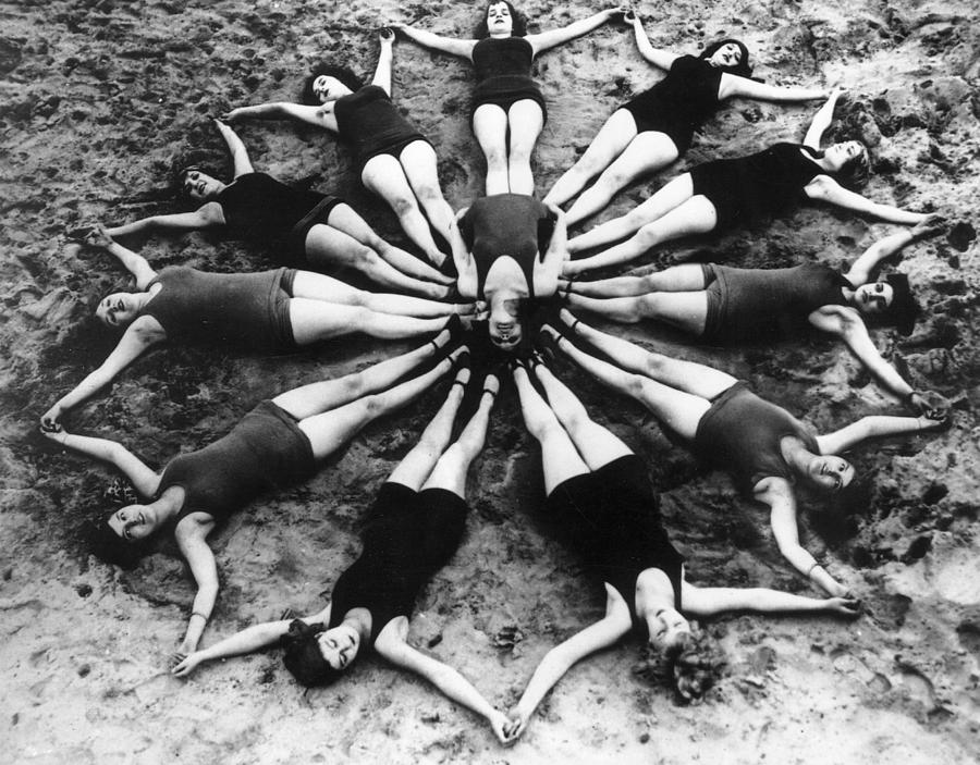 Human Starfish Photograph by Topical Press Agency