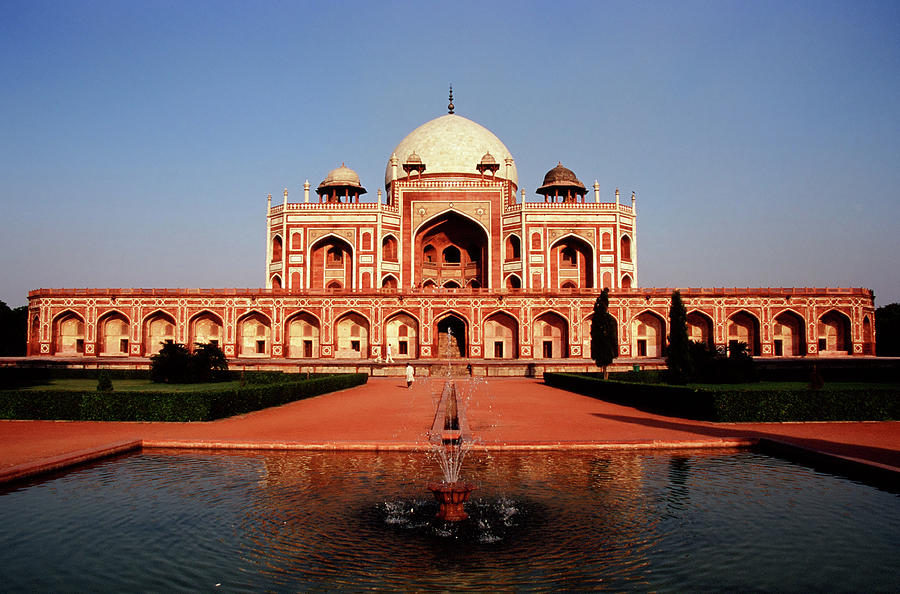 Architecture Photograph - Humayuns Tomb, Delhi by Kelly Cheng Travel Photography