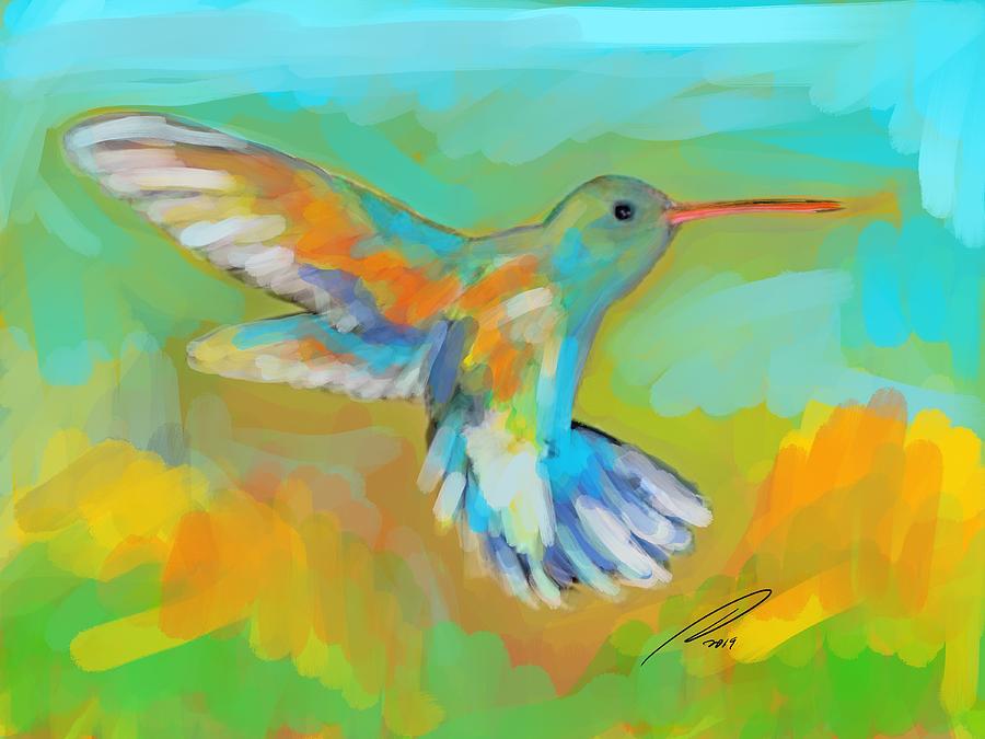 Hummingbird Digital Art - Hummingbird 3 by Elliott Aaron From