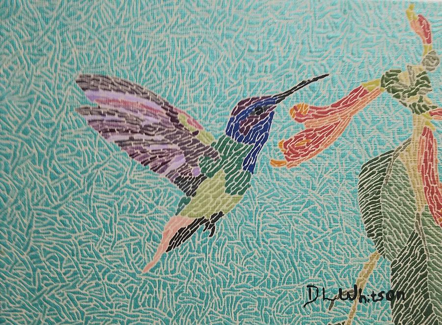 Hummingbird Painting by Darren Whitson