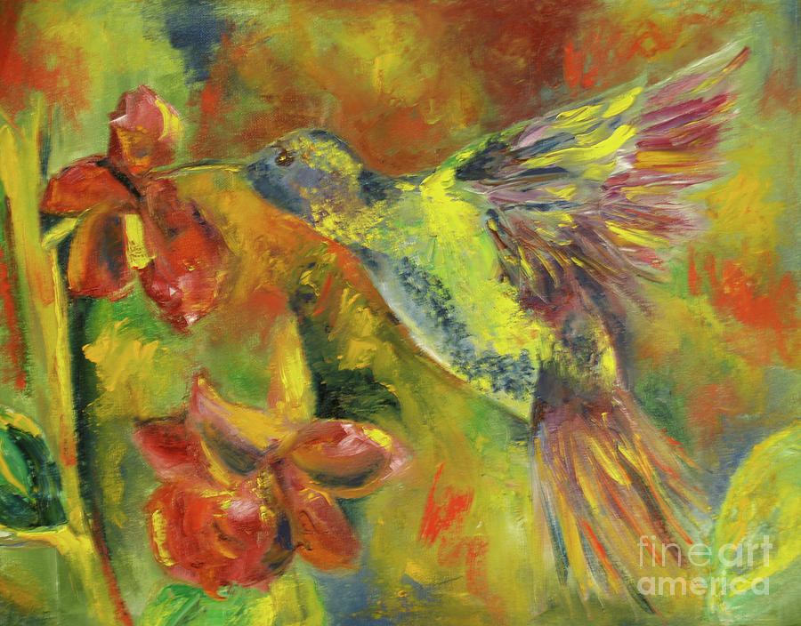 Hummingbird Painting by Stacy Wood - Fine Art America