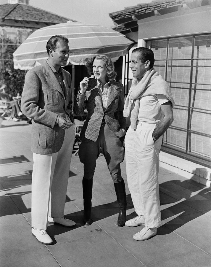 Humphrey Bogart And Ralph Bellamy Photograph by Michael Ochs Archives