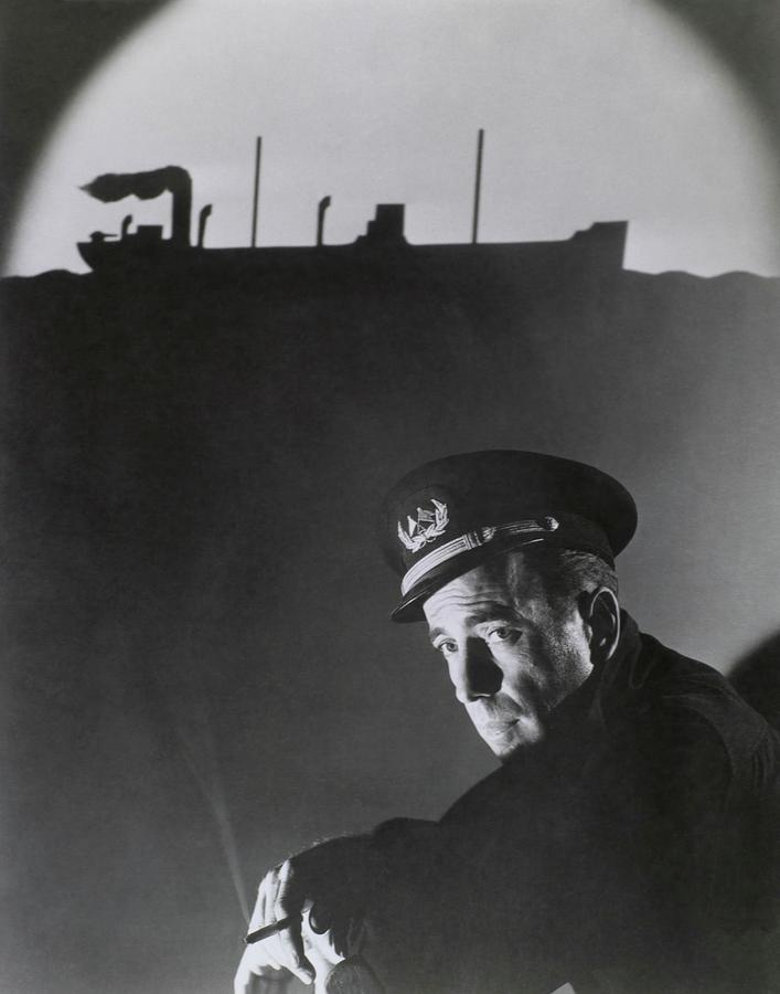HUMPHREY BOGART in ACTION IN THE NORTH ATLANTIC -1943-. Photograph by Album