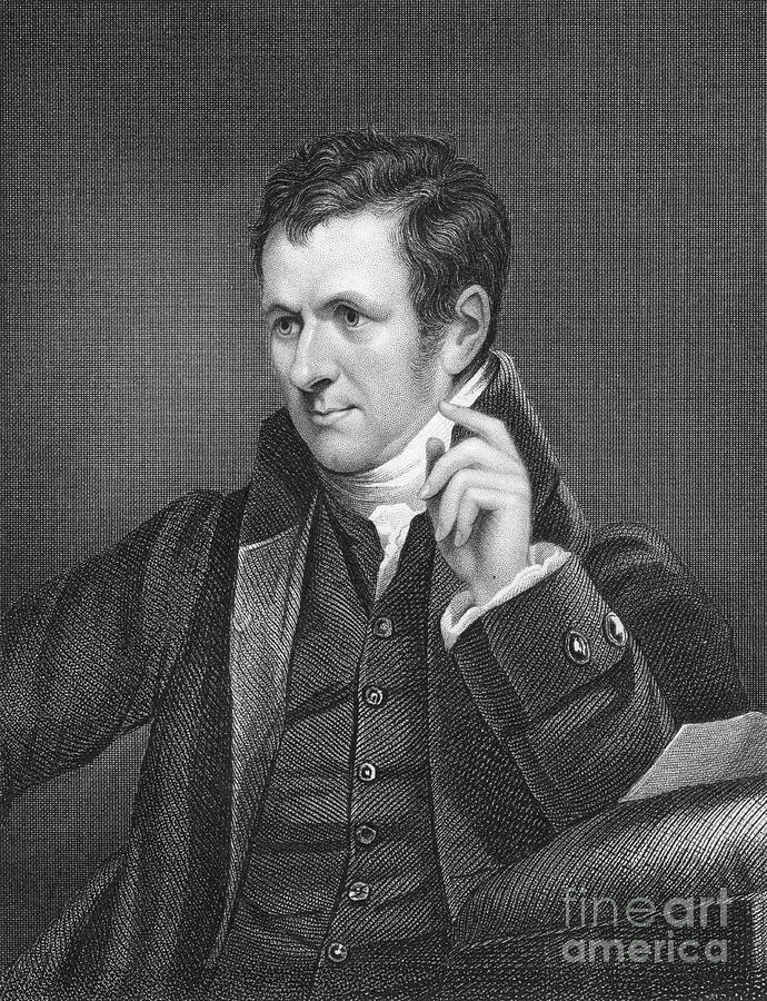 Humphry Davy, British Chemist, 19th Drawing by Print Collector