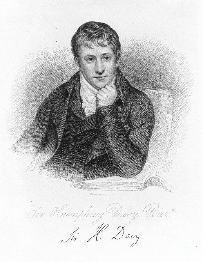 Humphry Davy, English Chemist In 1803 Drawing by Print Collector