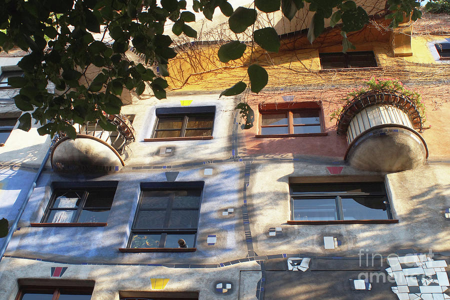 Hundertwasser House Vienna 5 Photograph by Rudi Prott