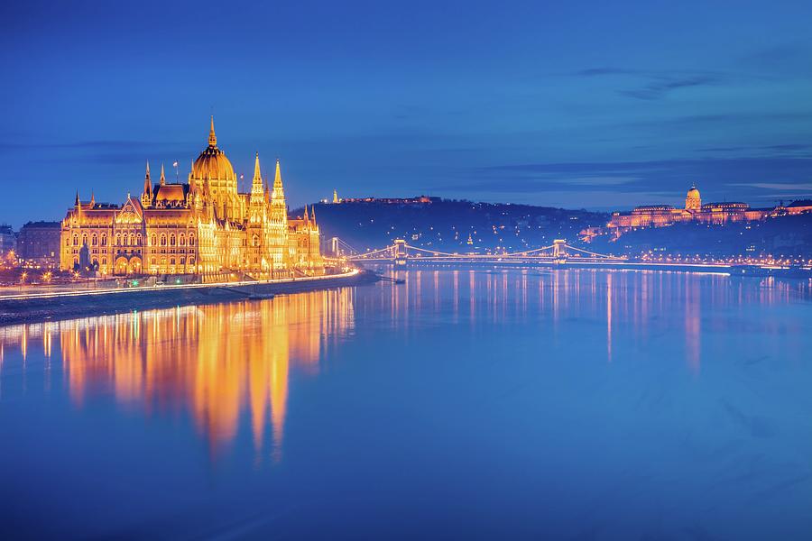 Hungary, Buda Castle Digital Art by Lucie Debelkova