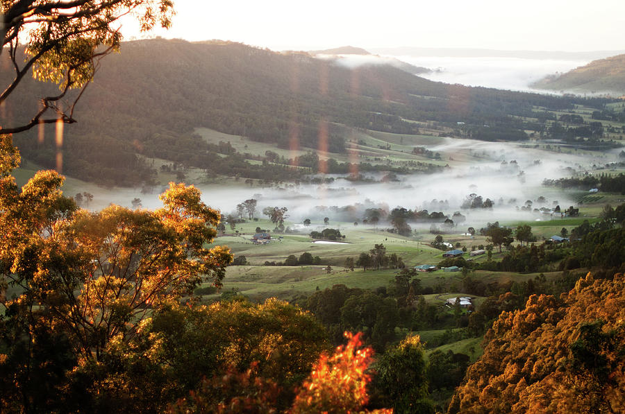 Hunter Valley At Sunrise Photograph by Lyn Walkerden Photography