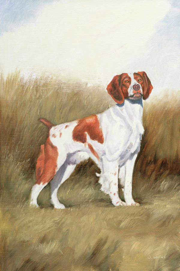 Animal Painting - Hunting Dog I by James Wiens